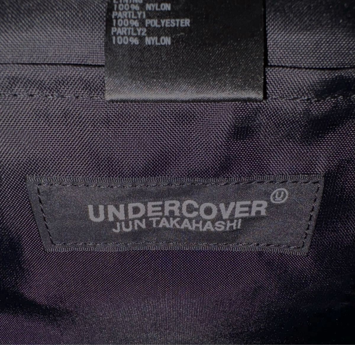Used 2019 Undercover Multi-Pocket Nylon Backpack Black H 55 × W 43 × D 17cm