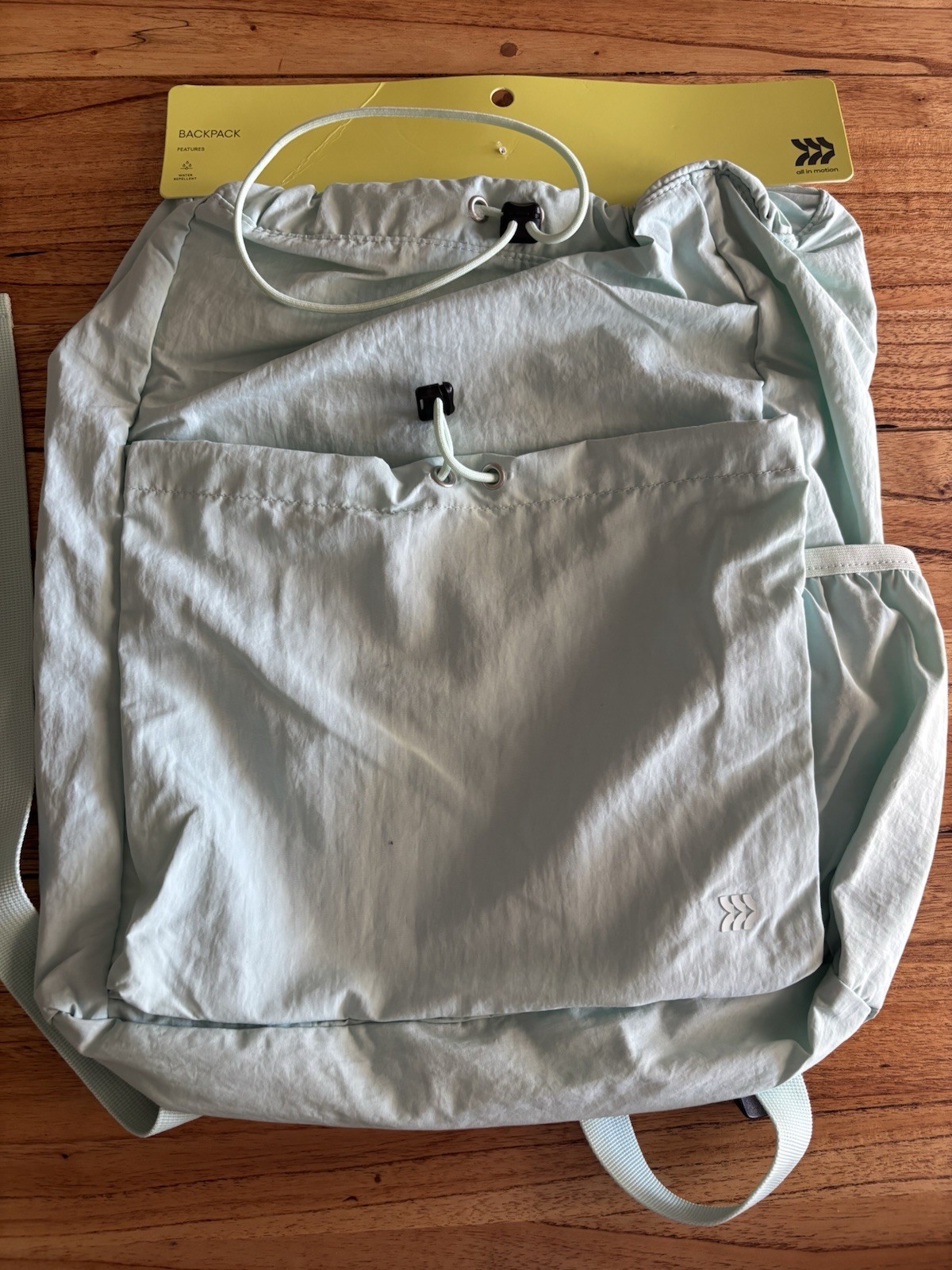 NEW ALL IN MOTION™ 20L CINCH BACKPACK Mint Water Repellent