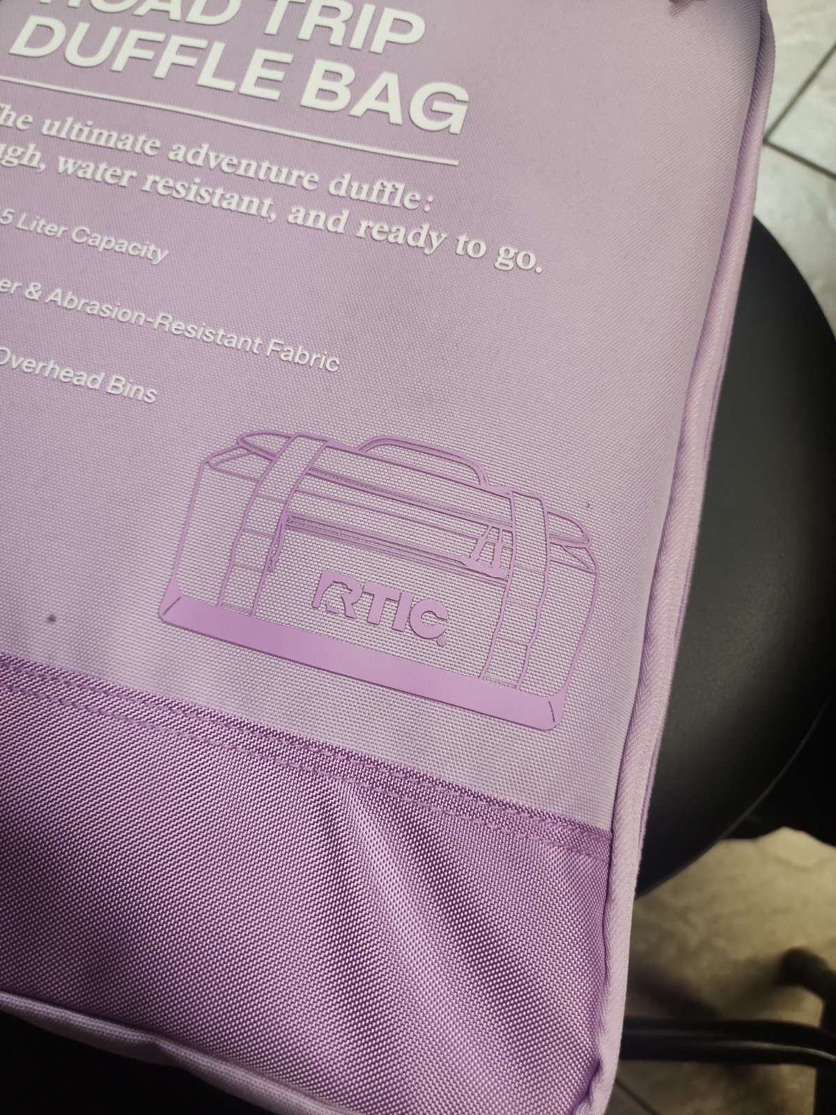 RTIC Outdoors Medium Carry On Structured Collapsible Duffel Bag – Lavender