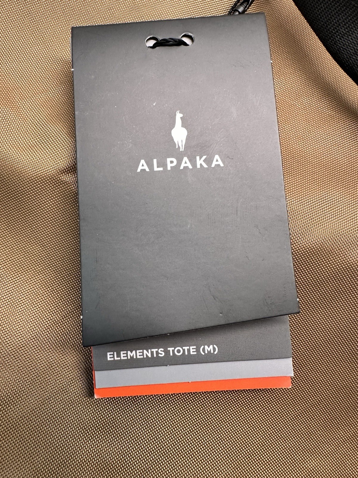 NEW Alpaka Elements Medium Tote Bag Coyote Brown ECOPAK EPX400 NWT