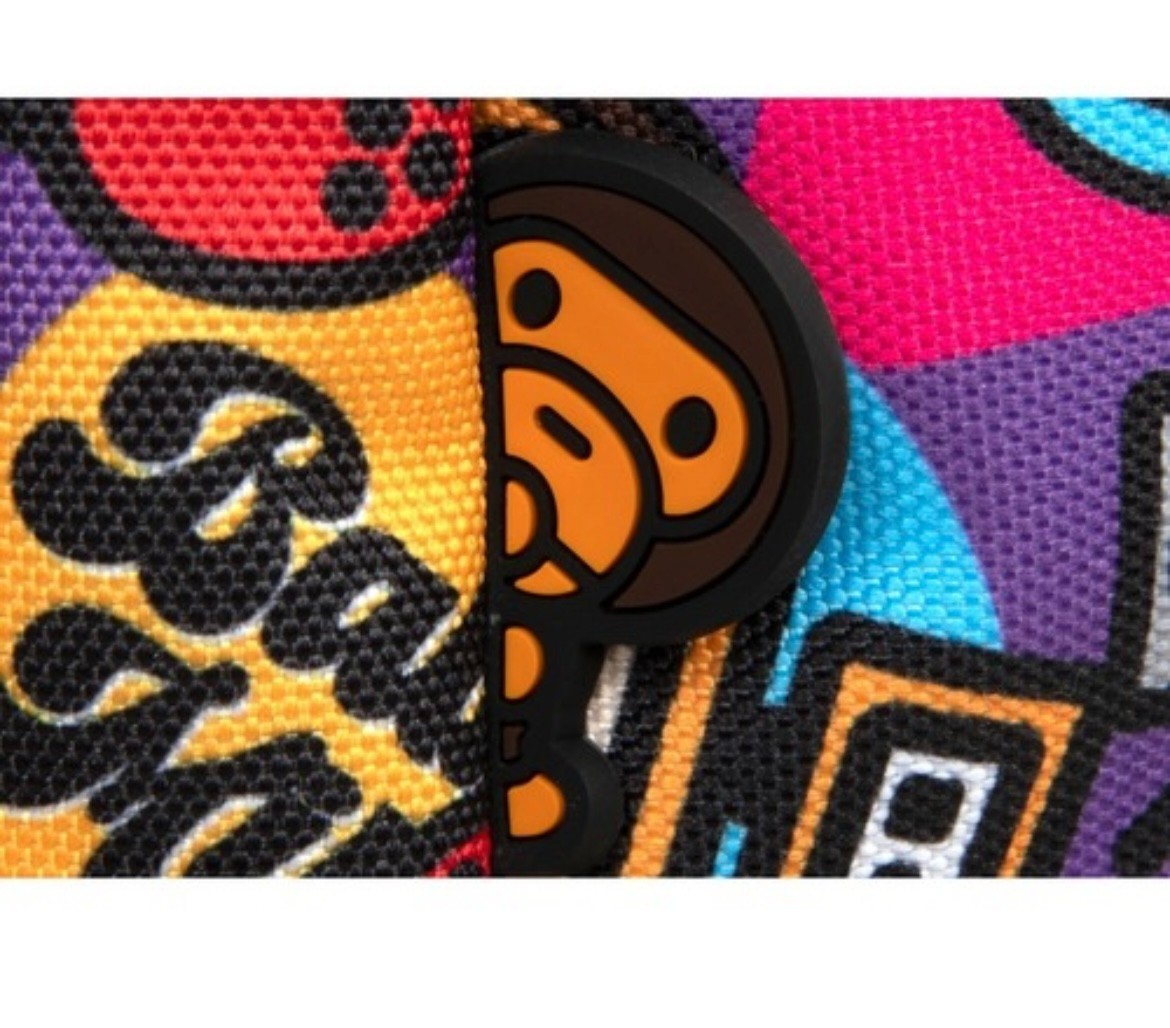 A BATHING APE BABY MILO Daypack Backpack Purple AM70189308 BAPE Japan NEW