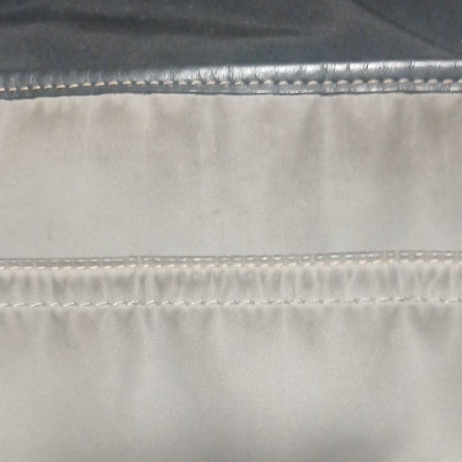 Coach Gray/Black Solid Messenger Bag, Adjustable Strap, Outer Pockets, Lined