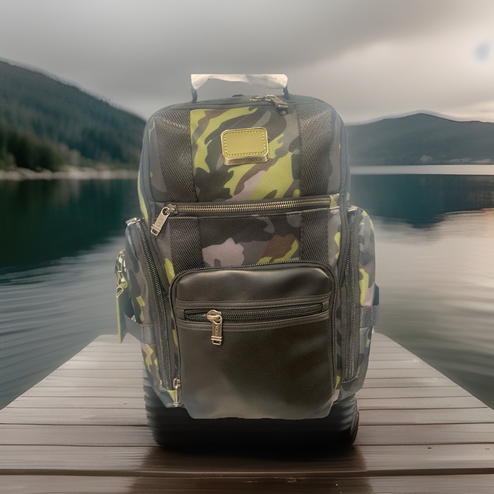 Tumi Alpha Bravo Sheppard Deluxe Backp-limited Edition Camouflage Color.