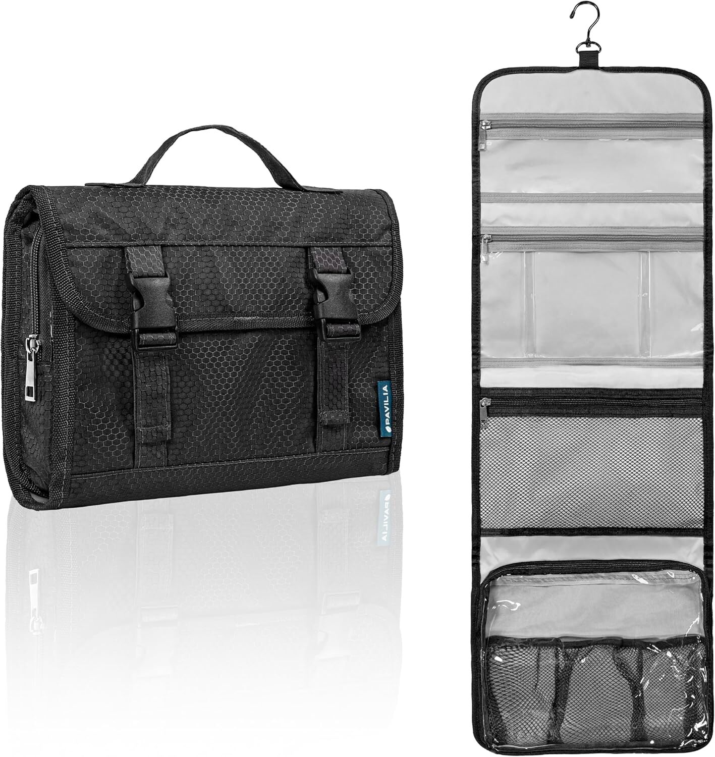 Toiletry Bag for Men and Women, Hanging Cosmetic Organizer Travel Bag