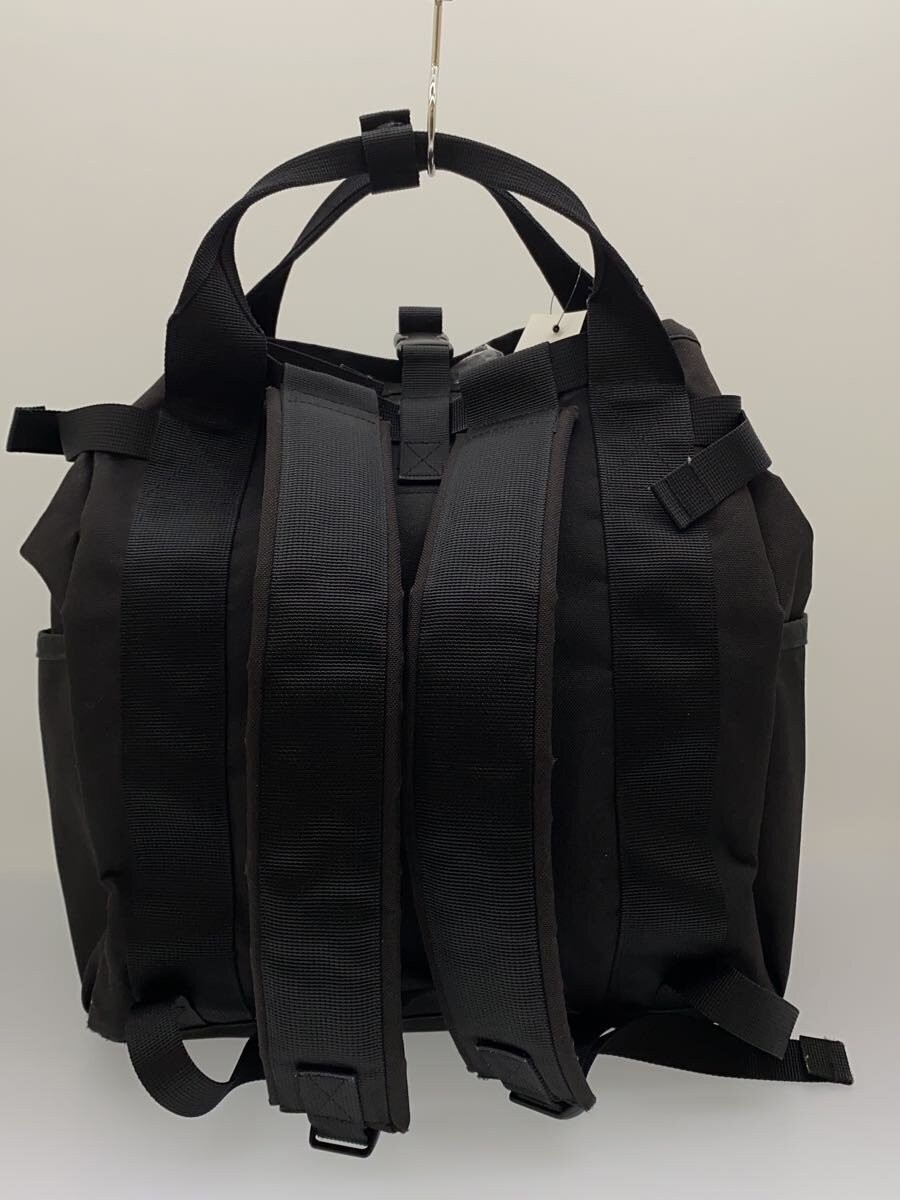 PORTER Backpack, Polyester, Black, Plain, UNION, 2-Way Backpack