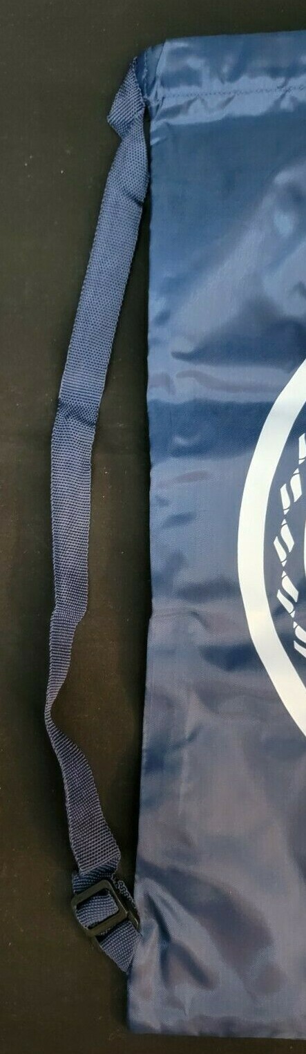 Sketchers ~ Navy Blue & White Nylon Drawstring Bag/Backpack/Gym Bag/Book Bag