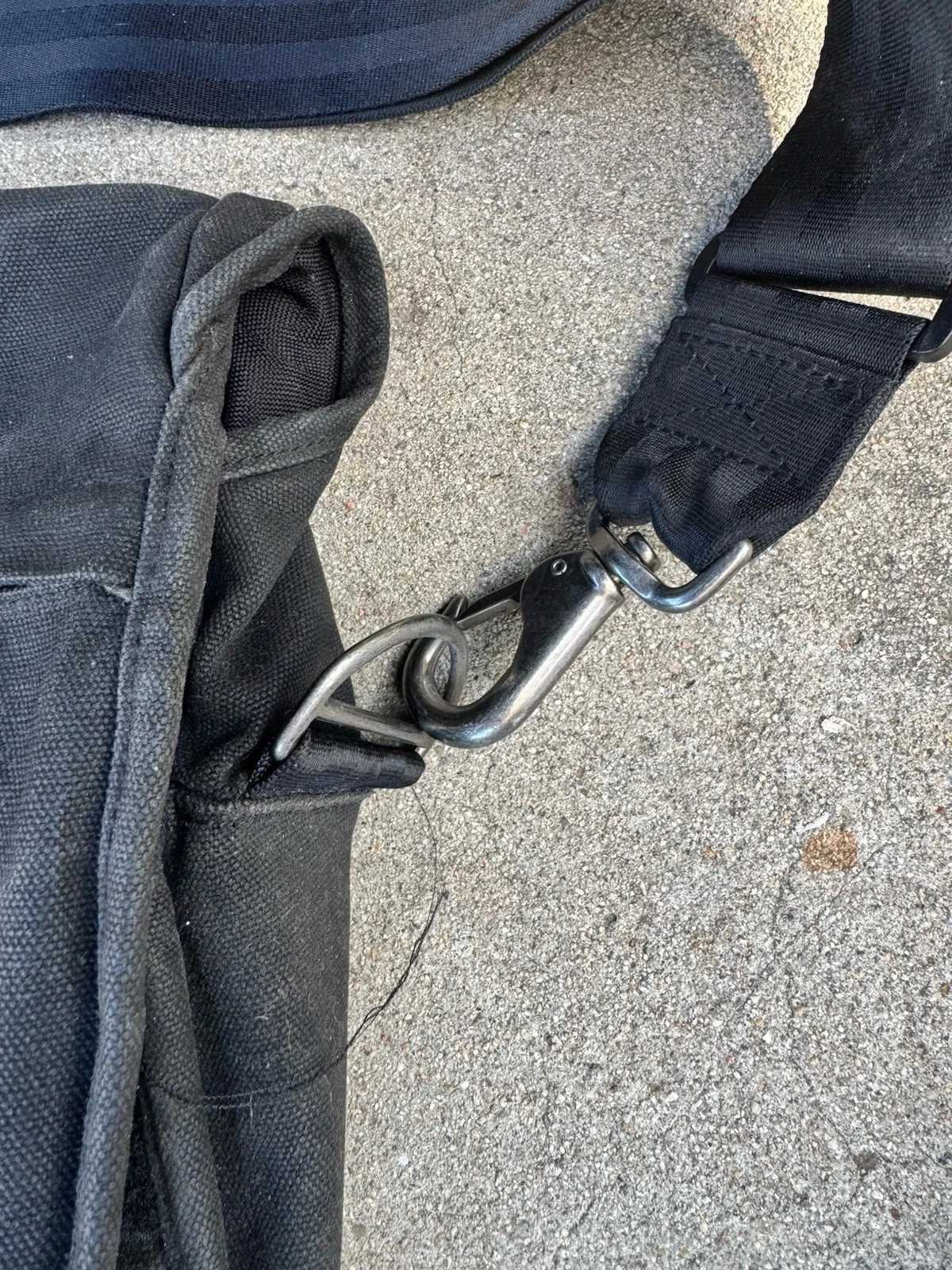 Chrome Messenger Bag Original Made in USA Vintage 2000s Black