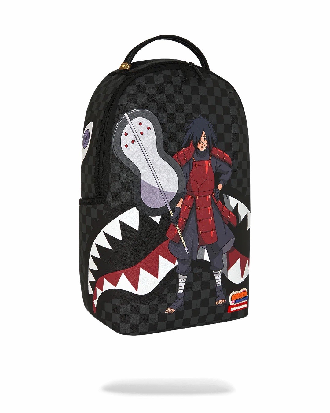 SPRAYGROUND LIMITED EDITION BACKPACK NARUTO MADARA SHARK MOUTH BLACK RED NEW TAG