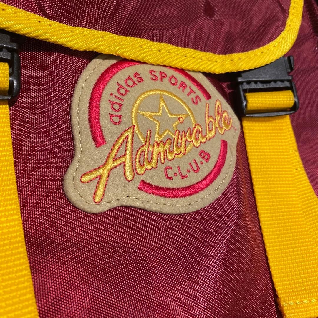 adidas Admirable Vintage Backpack Leather/Acrylic 1920s A4 Used