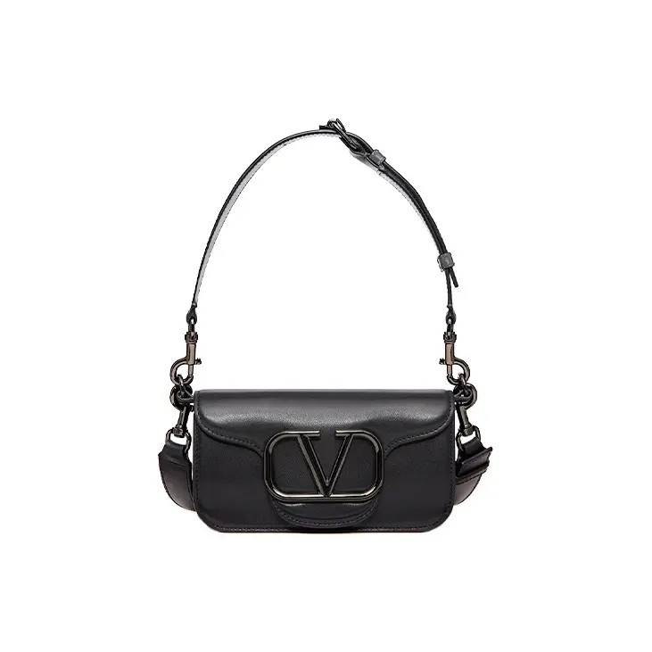 Valentino Locò Underarm Bag Crossbody Bag Shoulder Bag Men’s Black 7.8x2x4 in