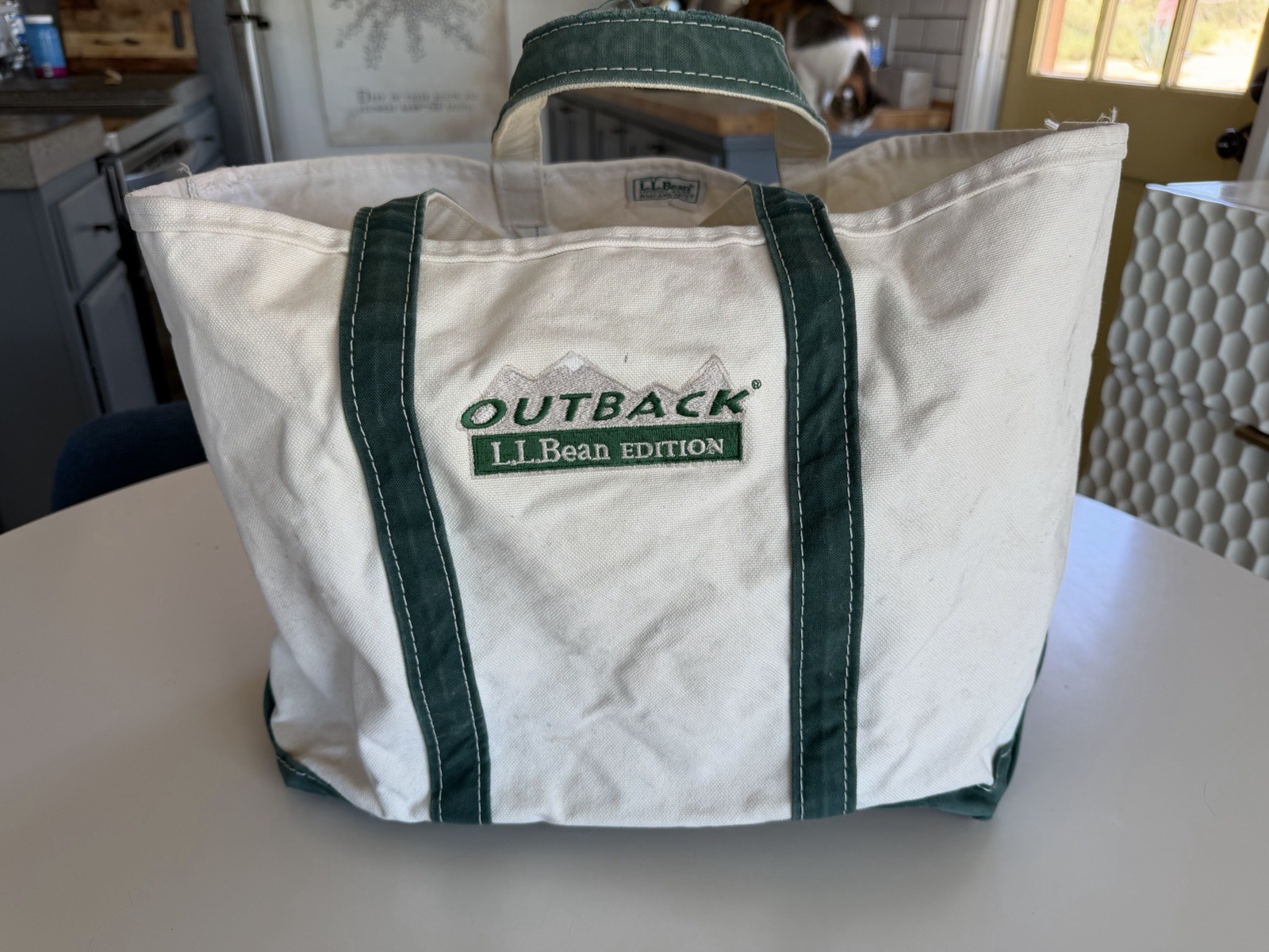 RARE Vintage 90’s LL Bean Boat and Tote Canvas Bag Subaru Outback Edition USA