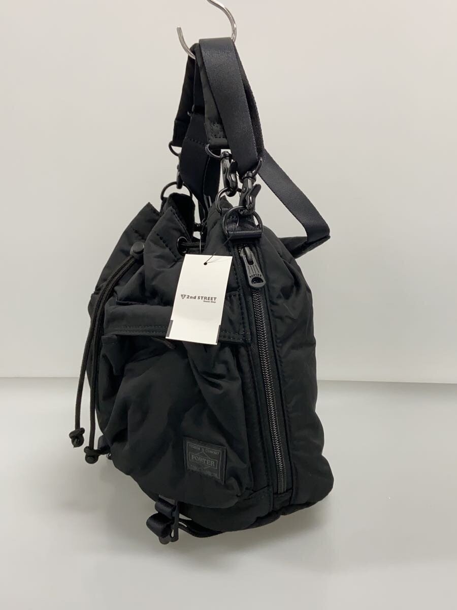 Authentic PORTER Nylon Shoulder Bag Black 13cm Depth 26cm Height 23cm Width