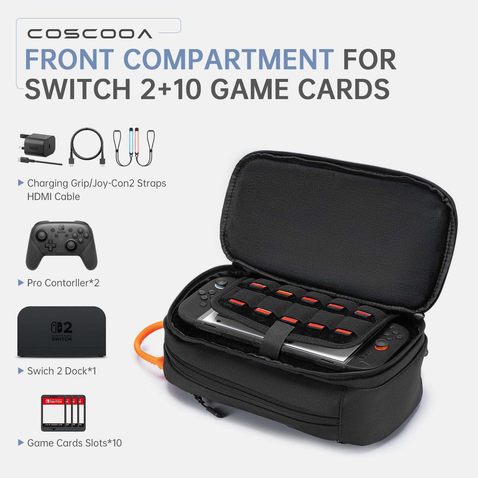Sling Crossbody Bag for Steam Deck/OLED/Nintendo Switch 2 (2025)/Rog Xbox All…