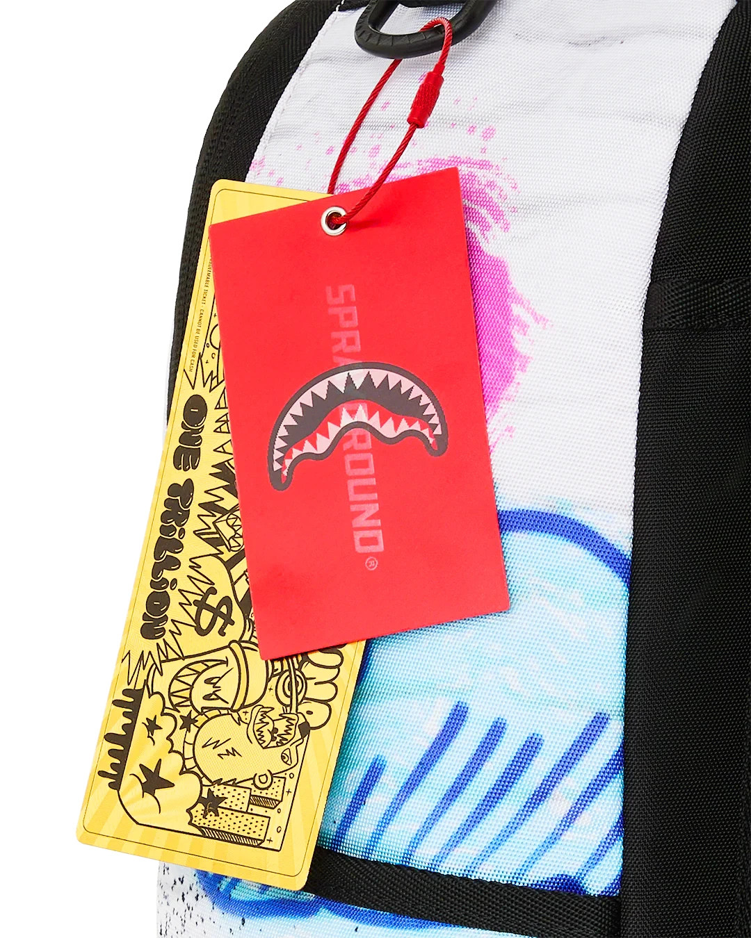 Sprayground Pink Panther HEIST MURAL Backpack🔥New Black Bookbag Kids School Bag