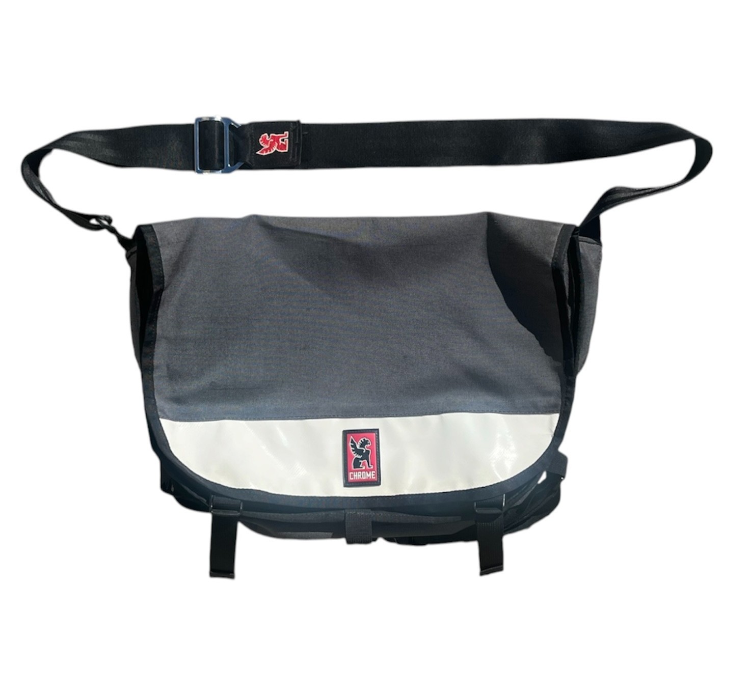 Chrome Industries Citizen Messenger Bag 15L Gray & White (17″X12″)