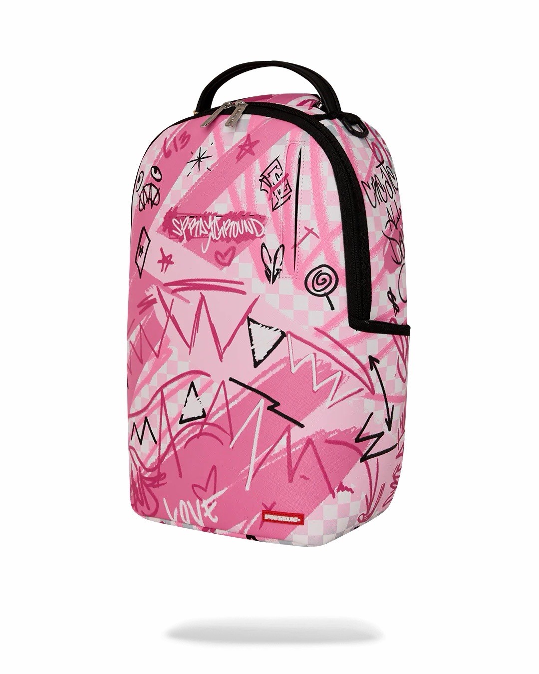 SPRAYGROUND LIMITED EDITION BACKPACK BROKEN HEARTS CLUB PINK SMOKE LOVE CHECK