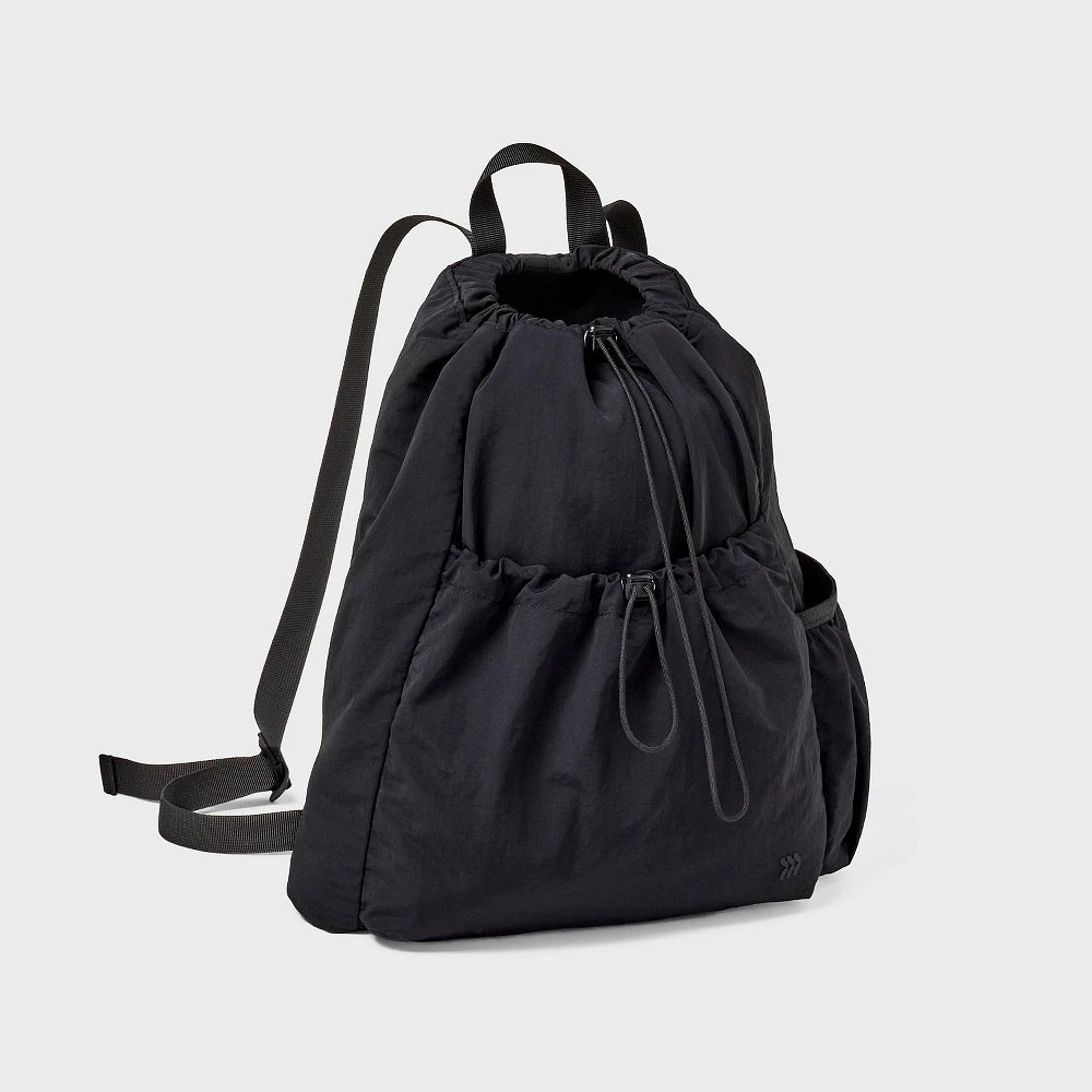 ALL IN MOTION 20L CINCH BACKPACK – ALL IN MOTION : REPELLENT – BLACK