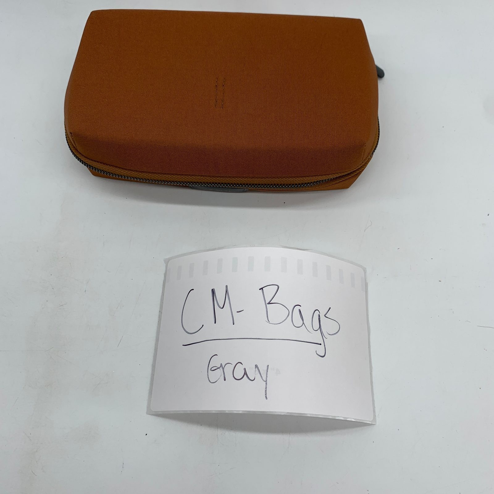 Bellroy Tech Kit Organizer Pouch Terracotta Orange Recycled Polyester 9x5in