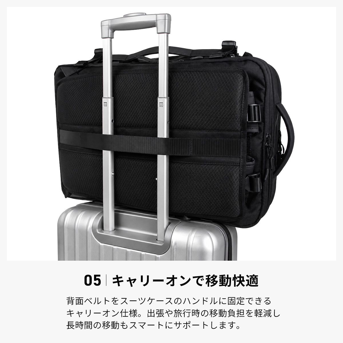 P.I.D Business Backpack 2-Way Expandable Water-Resistant 30L/40L Men’s Travel B