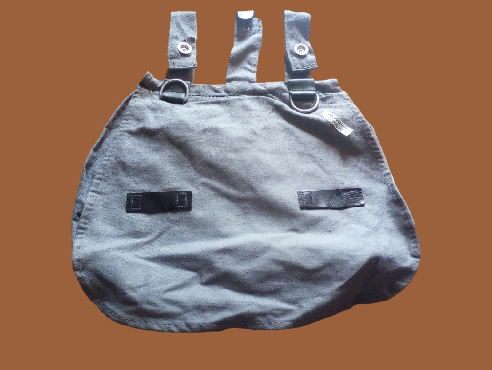 GERMAN MILITARY BREAD BAG SATCHEL HAVERSACK SHOULDER BAG GENUINE