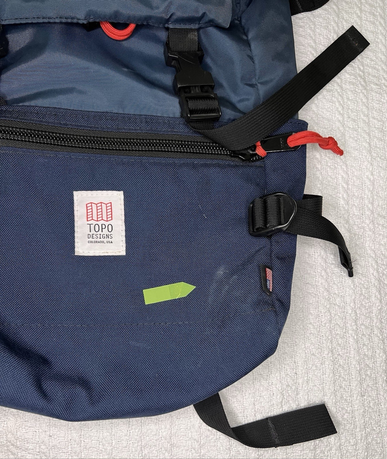 TOPO DESIGNS Rover Pack Classic 20L Backpack Fits 16″ Laptop Blue Colorblock