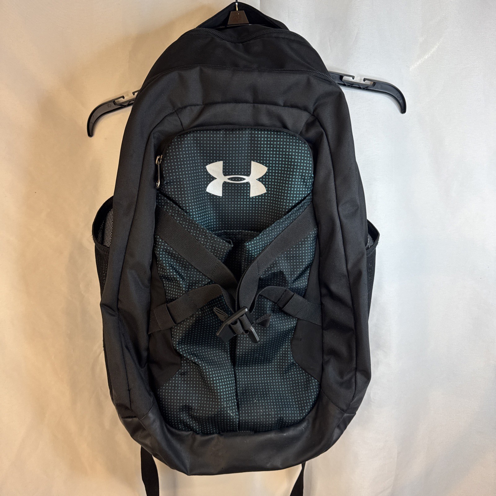 Under Armour Storm Recruit 2.0 Black with Green Polka Dots 20 in.