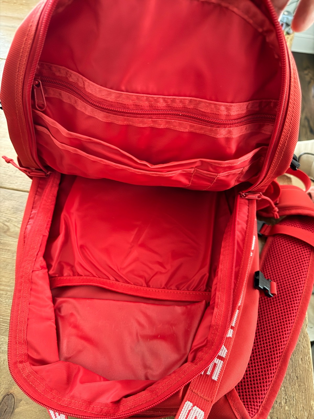 Supreme SS18 Red 100% AUTHENTIC Backpack Bookbag