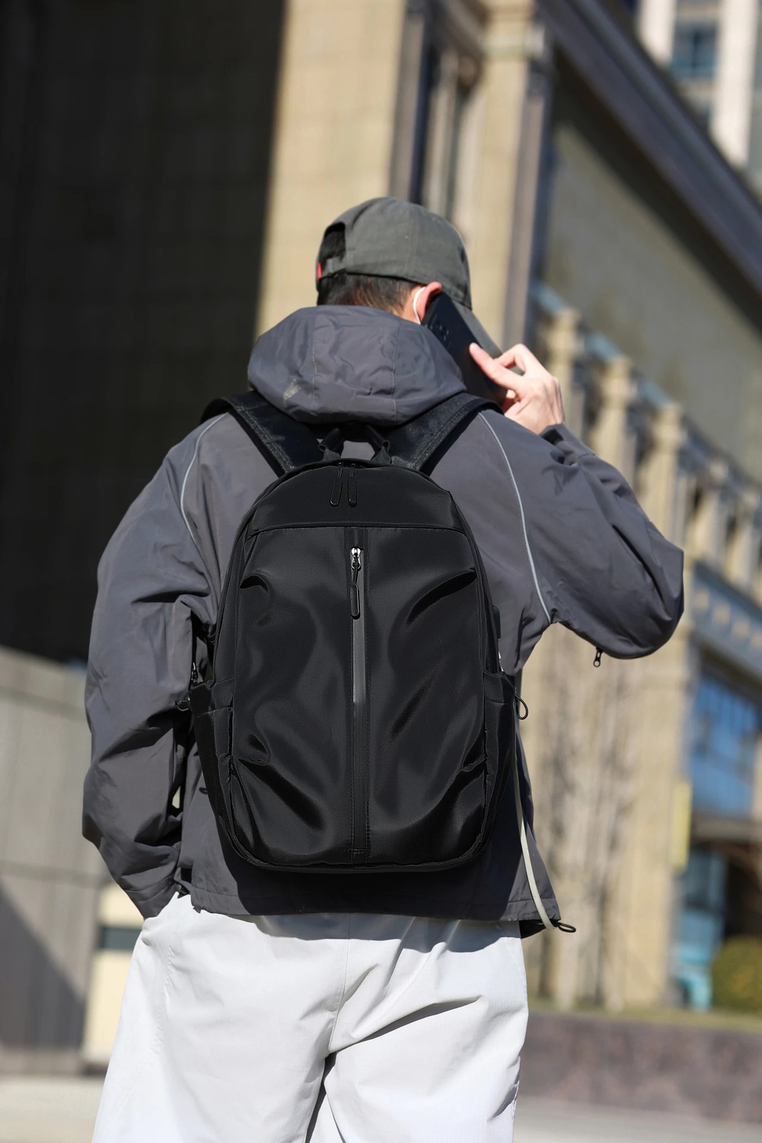 1pc Large Capacity School Backpack 14 Inch Universal Computer Bag for Travel
