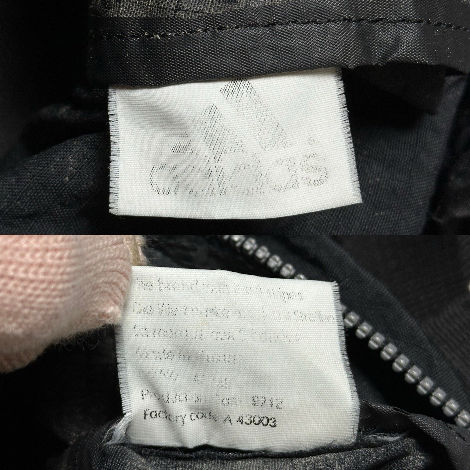 Vintage Adidas 3 Stripes Multipocket Mini Backpack Bag