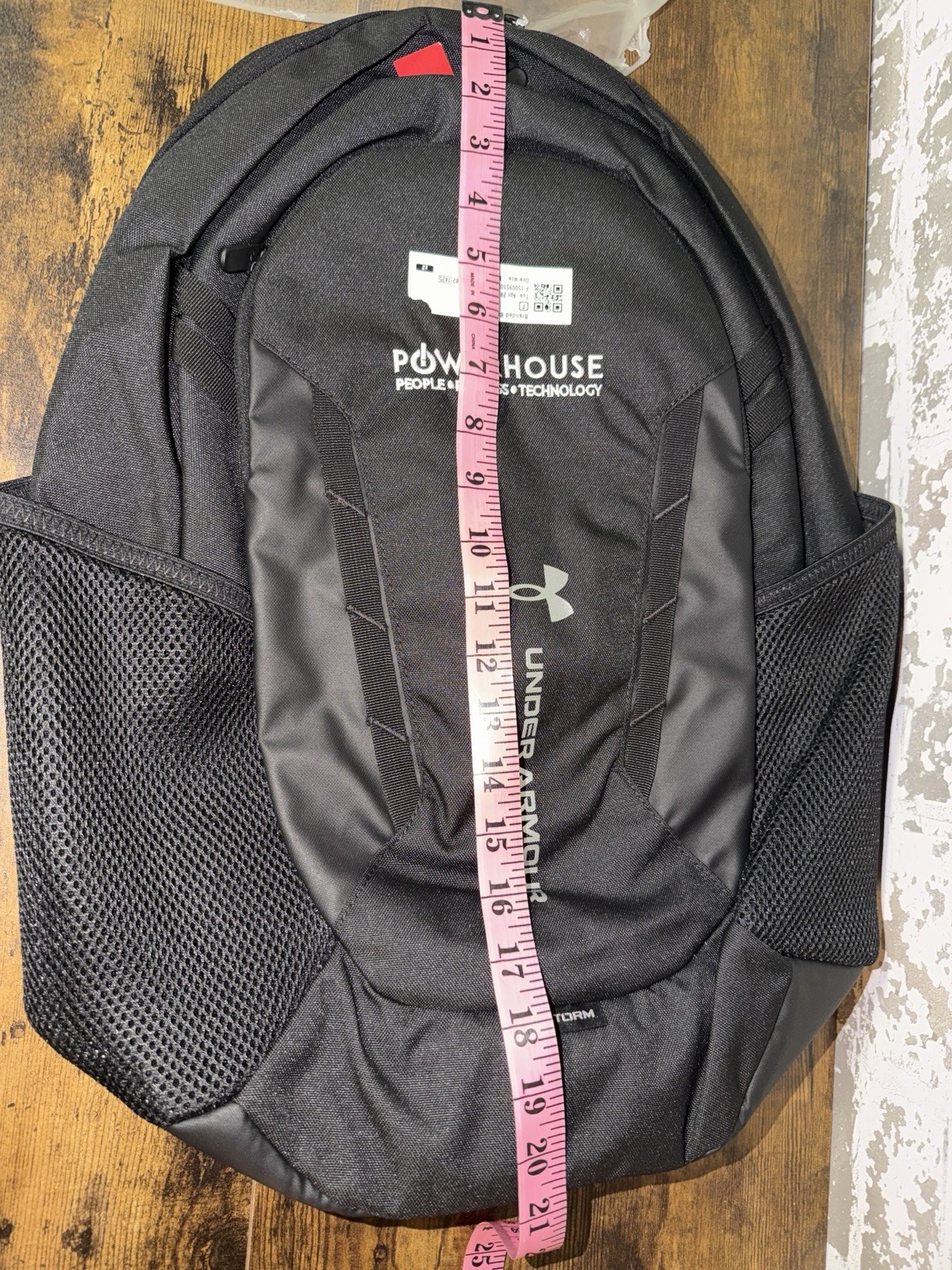 NEW! Under Armour Castlerock Backpack Book Bag – black – see photos