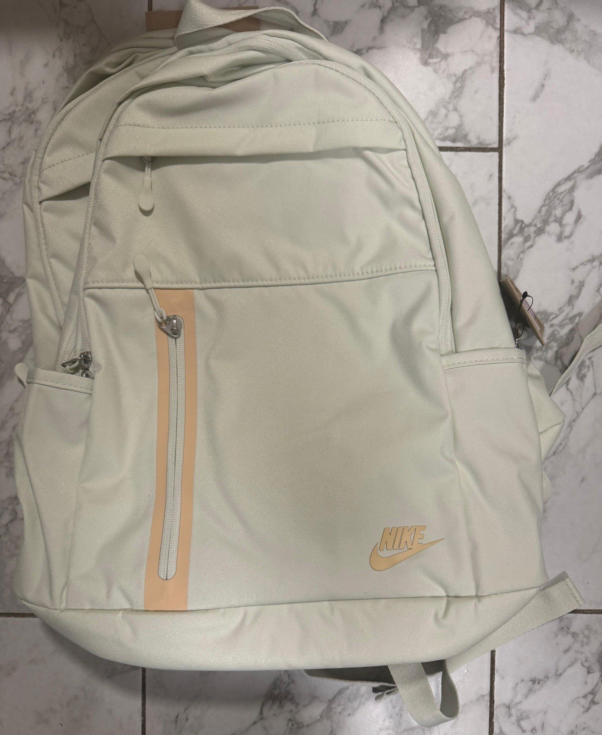 Nike Elemental Premium Backpack white/Sea Glass/Sesame/21L , 17”x12”x5” inch