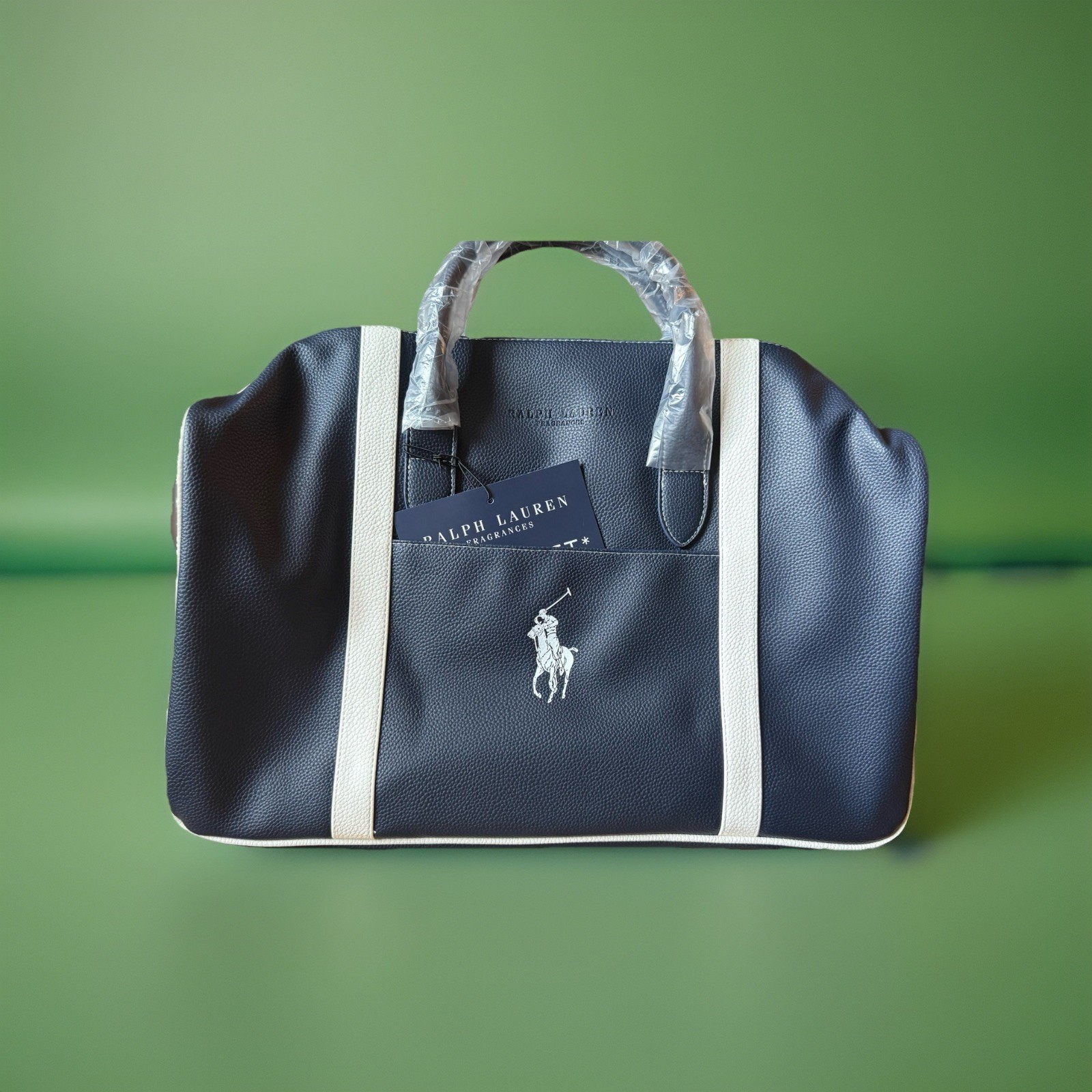 Ralph Lauren Fragrances Duffle Bag Gym bag Double Handles Cross-Body Strap