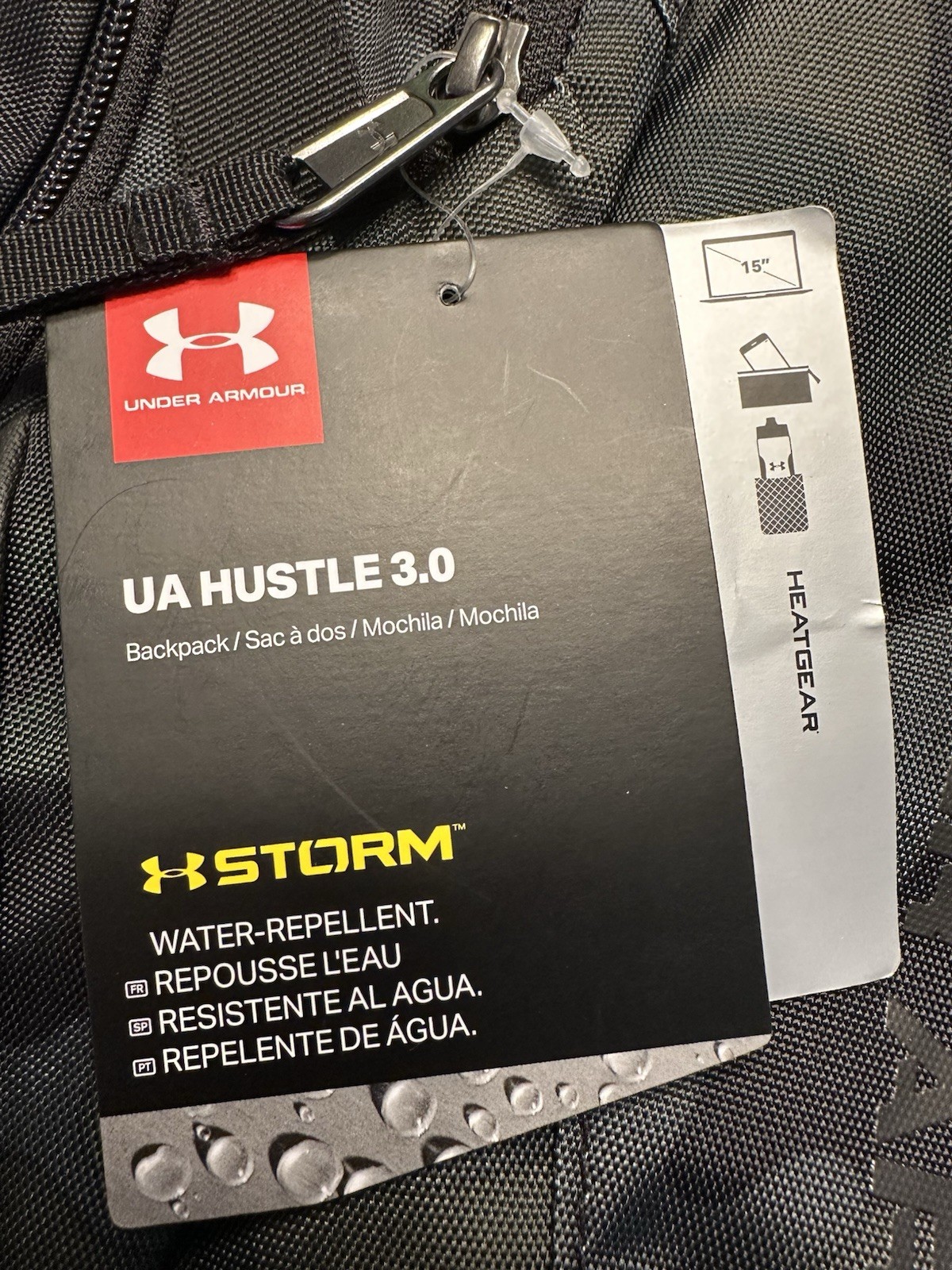 Under Armour Hustle 3.0 Backpack Camouflage School Bag~NWT
