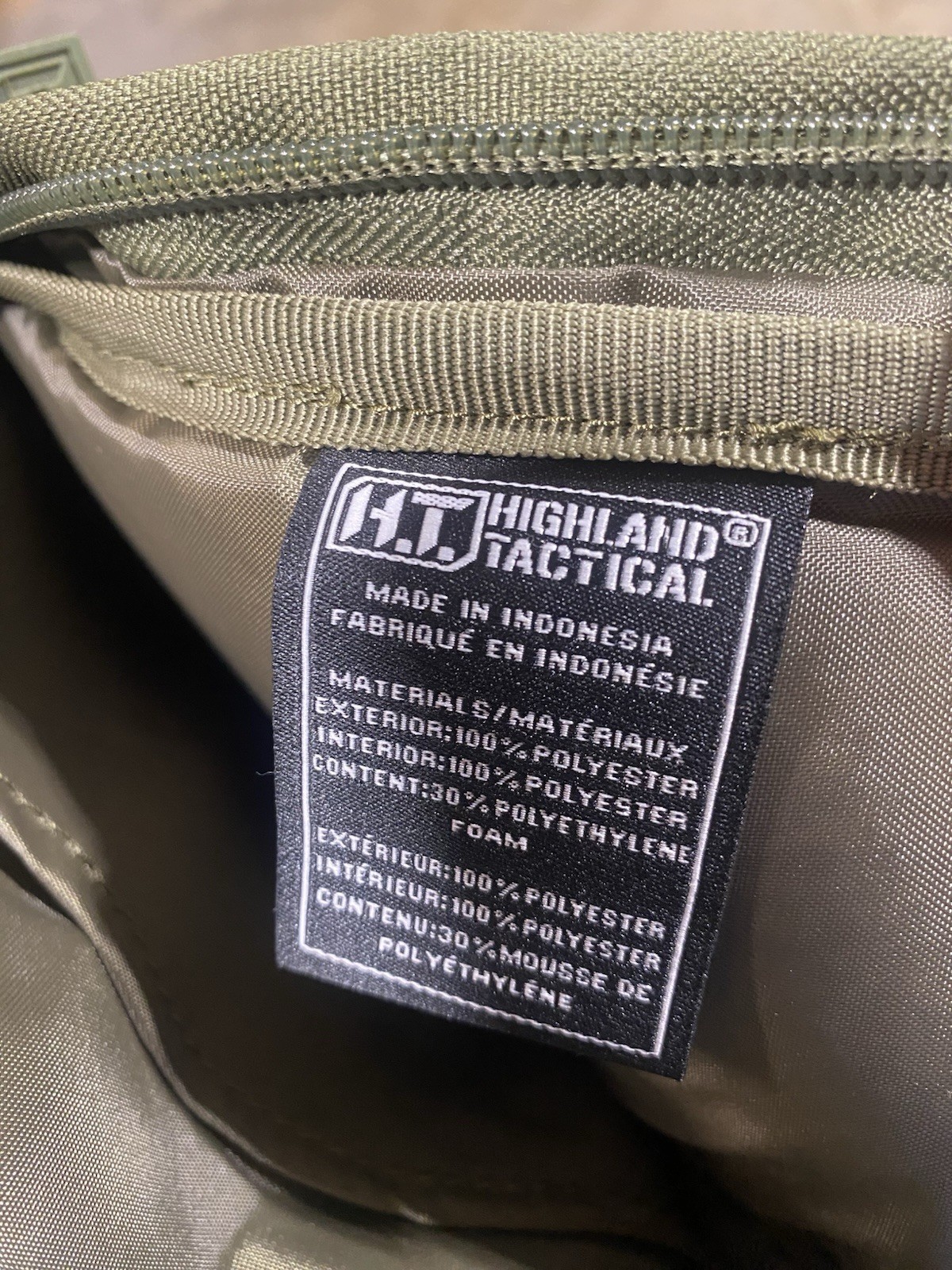 NWOT Highland Tactical Molle Webbing Expo Shoulder Sling Bag Olive Army Green