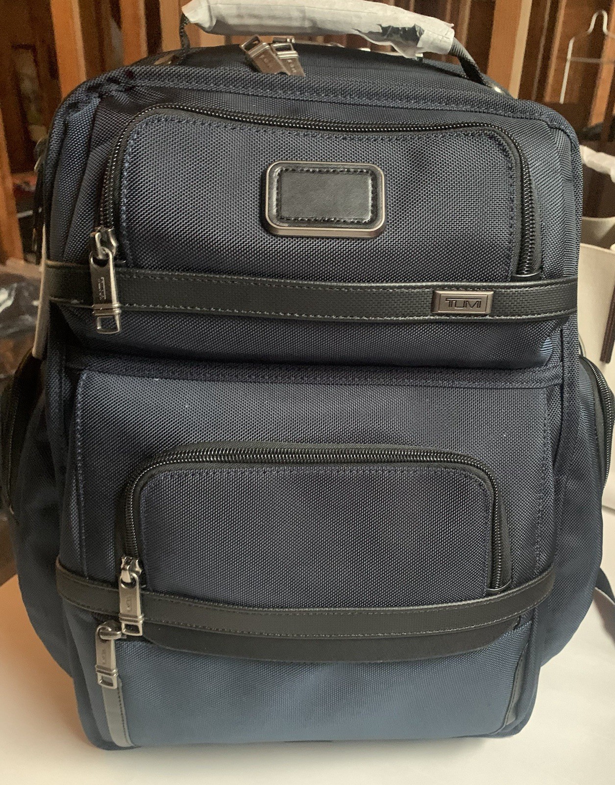 NEW-Tumi Alpha 3 Brief Pack T-pass 2603578 $625 NAVY