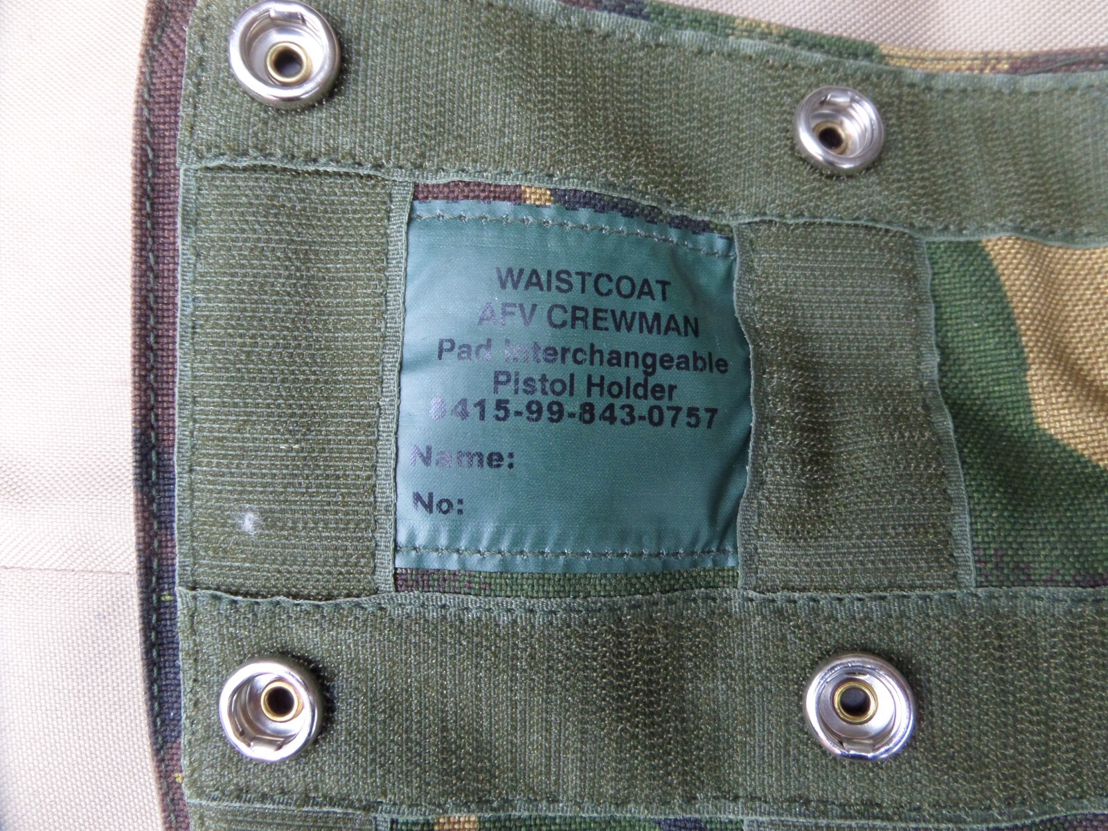 British Army Surplus AFV Crewman Vest DPM IRR Double Ammo Magazine Webbing Pouch
