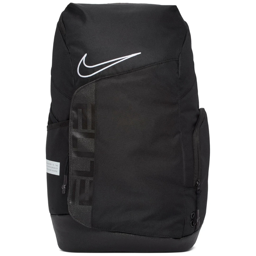 Nike Elite Pro Basketball Backpack BA6164 Black/White Durable Bag