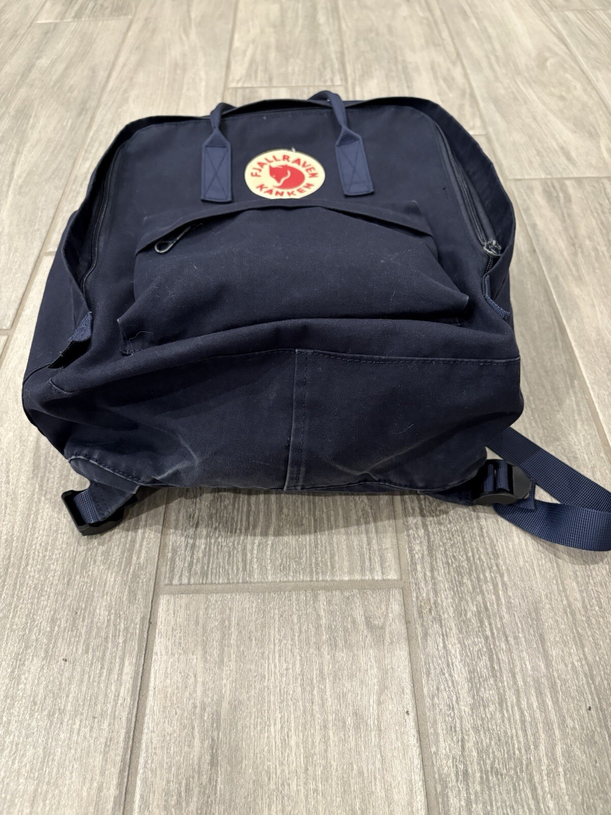 FJALLRAVEN Kanken Blue Classic Mini Backpack School Work Travel 14″L X 11″W
