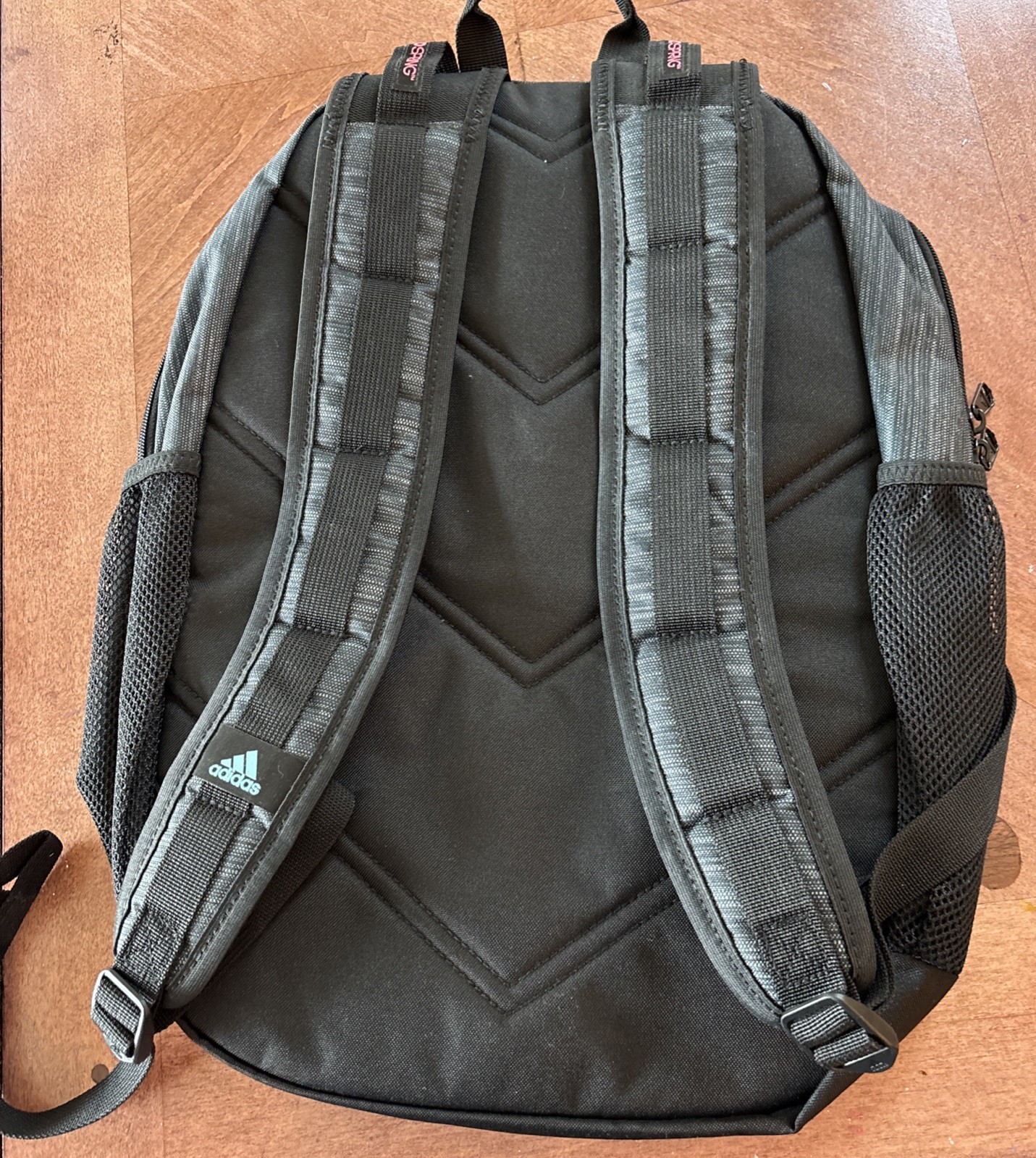 Adidas Excel 6 Backpack 3-Stripes 16″ Laptop Storage Bottle Side Pockets New