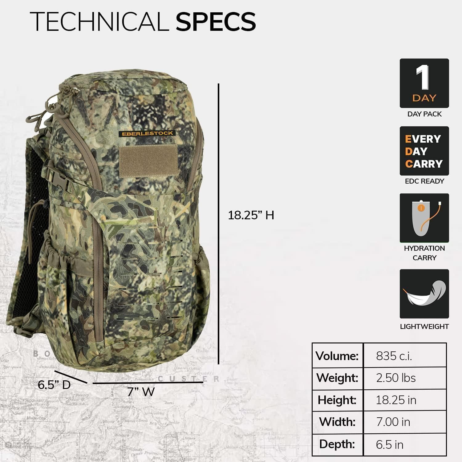 Eberlestock Bandit Pack – Rugged EDC Backpack Built for the Office or Outdoors