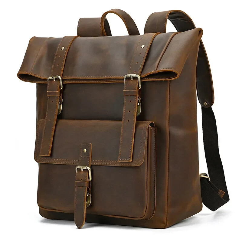 Bags Men’s Backpack Backpack Travel Backpack School Bag Men Leather Daypack
