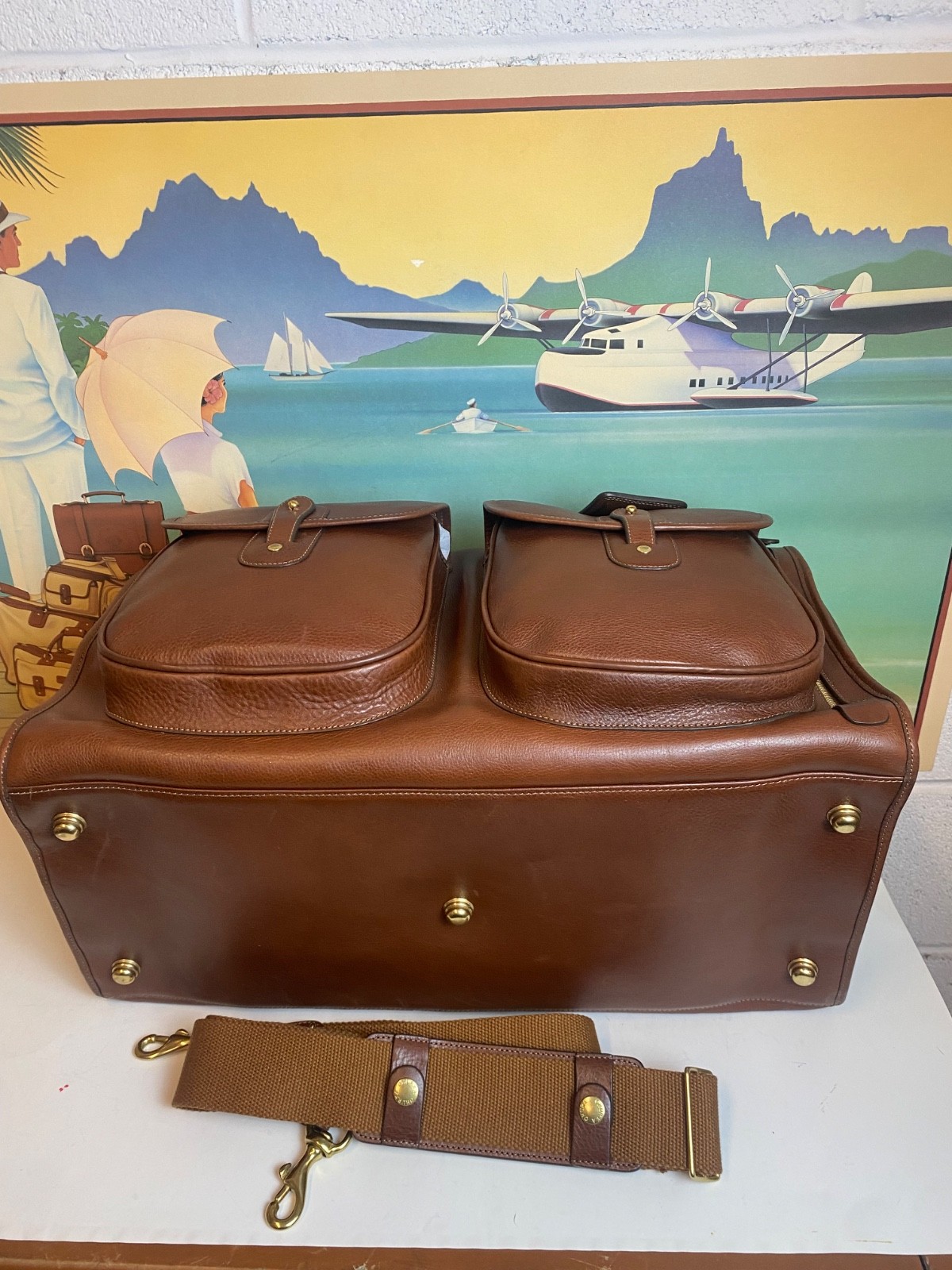 Ghurka Original Collection No. 2 Express Vintage Leather Carry-On Travel Bag