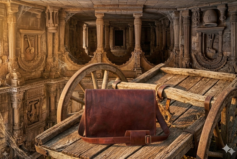 Leather Laptop Brown New 15 In World