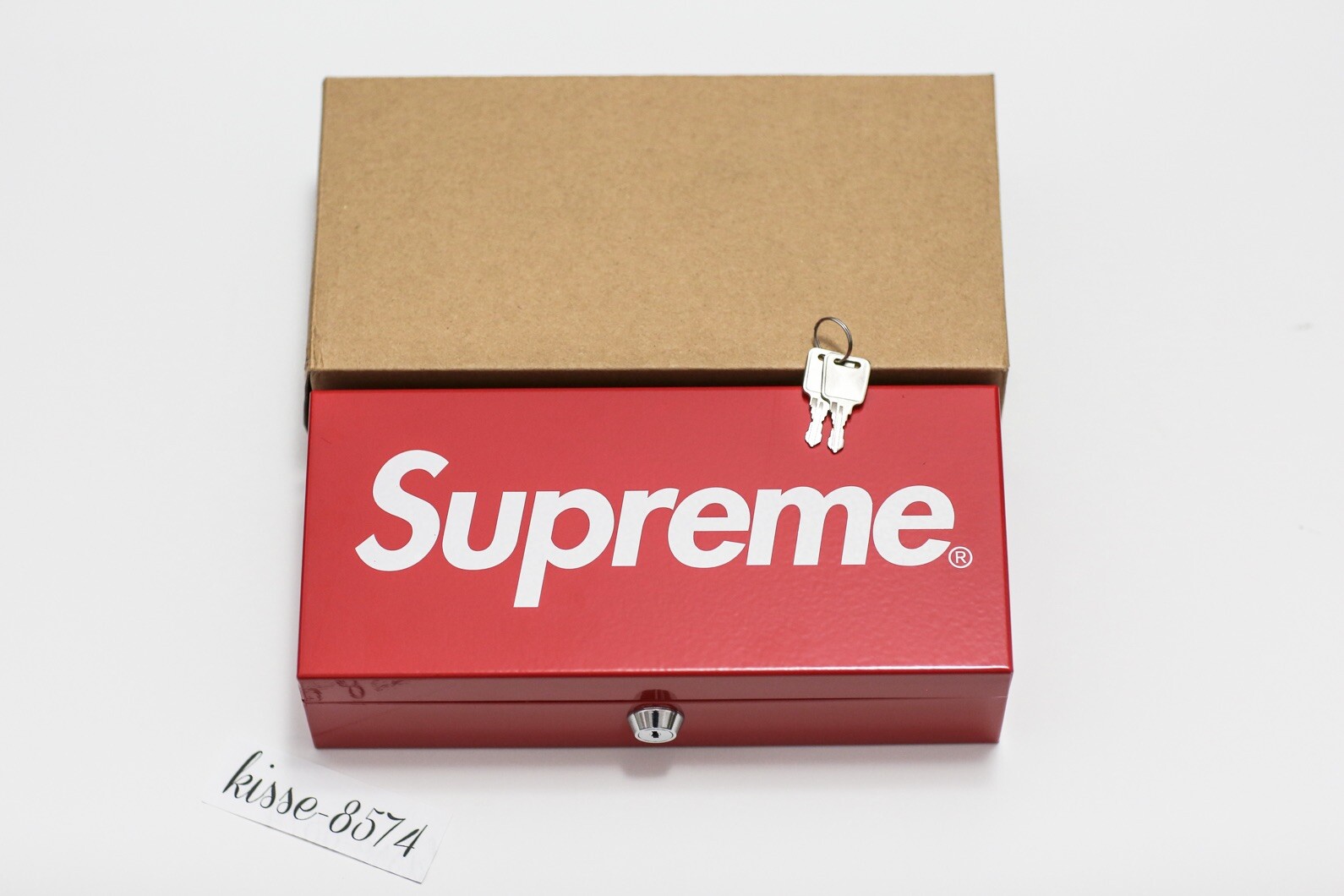Supreme Red Metal Lock Box FW11 Rare
