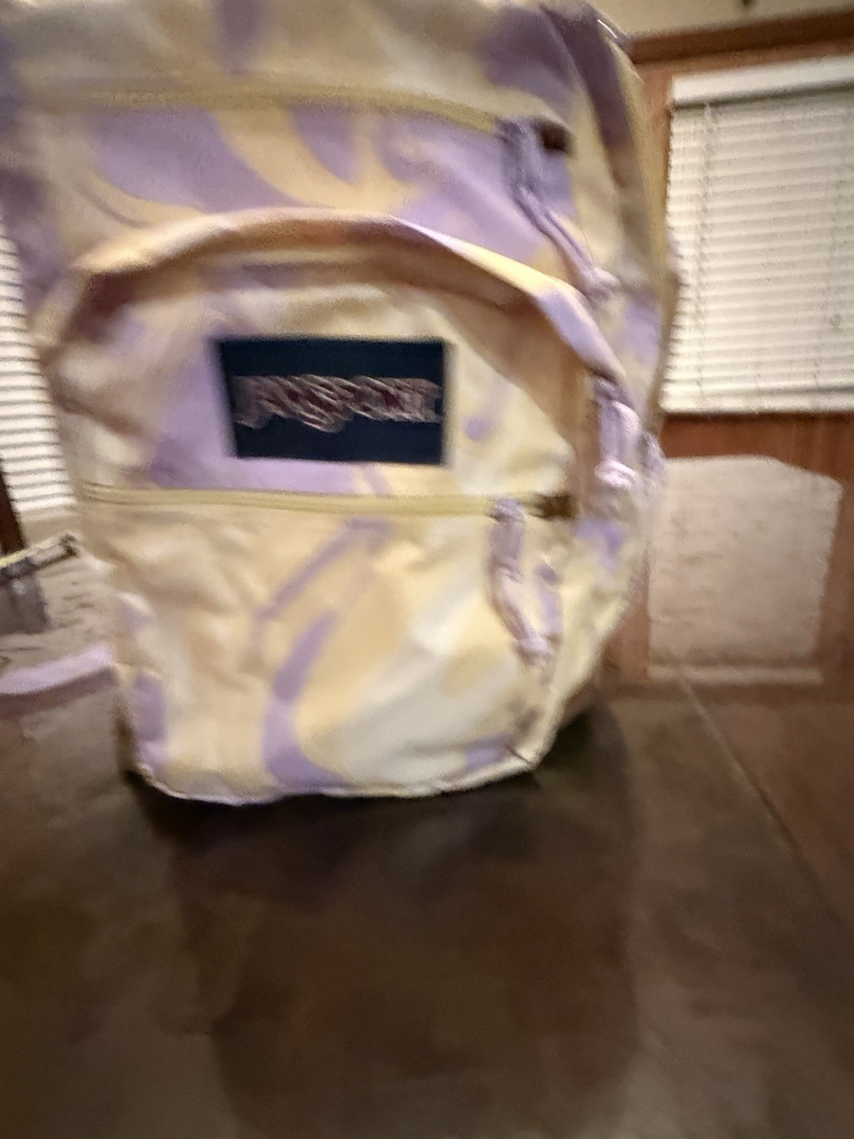 JanSport JS0A2SDD008 Cool Student Backpack – White /Purple