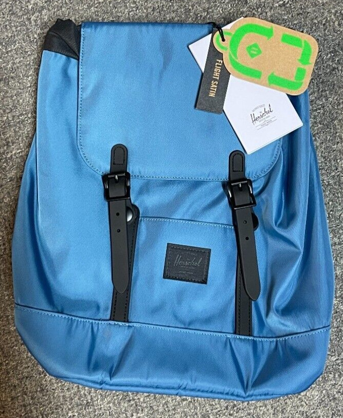 Herschel Recycled Flight Satin Retreat Mini Backpack 11086-05586-OS (Blue Ashes)