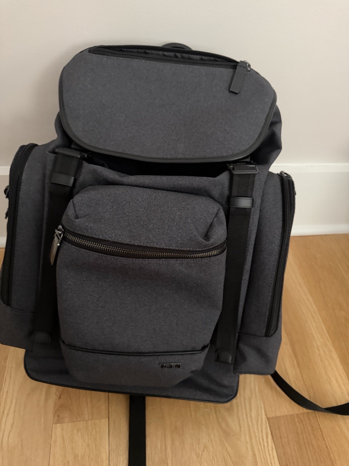 NEW Tumi Harrison GRIFFEN FLAP 19.5” Nylon Laptop Backpack – CHARCOAL GRAY