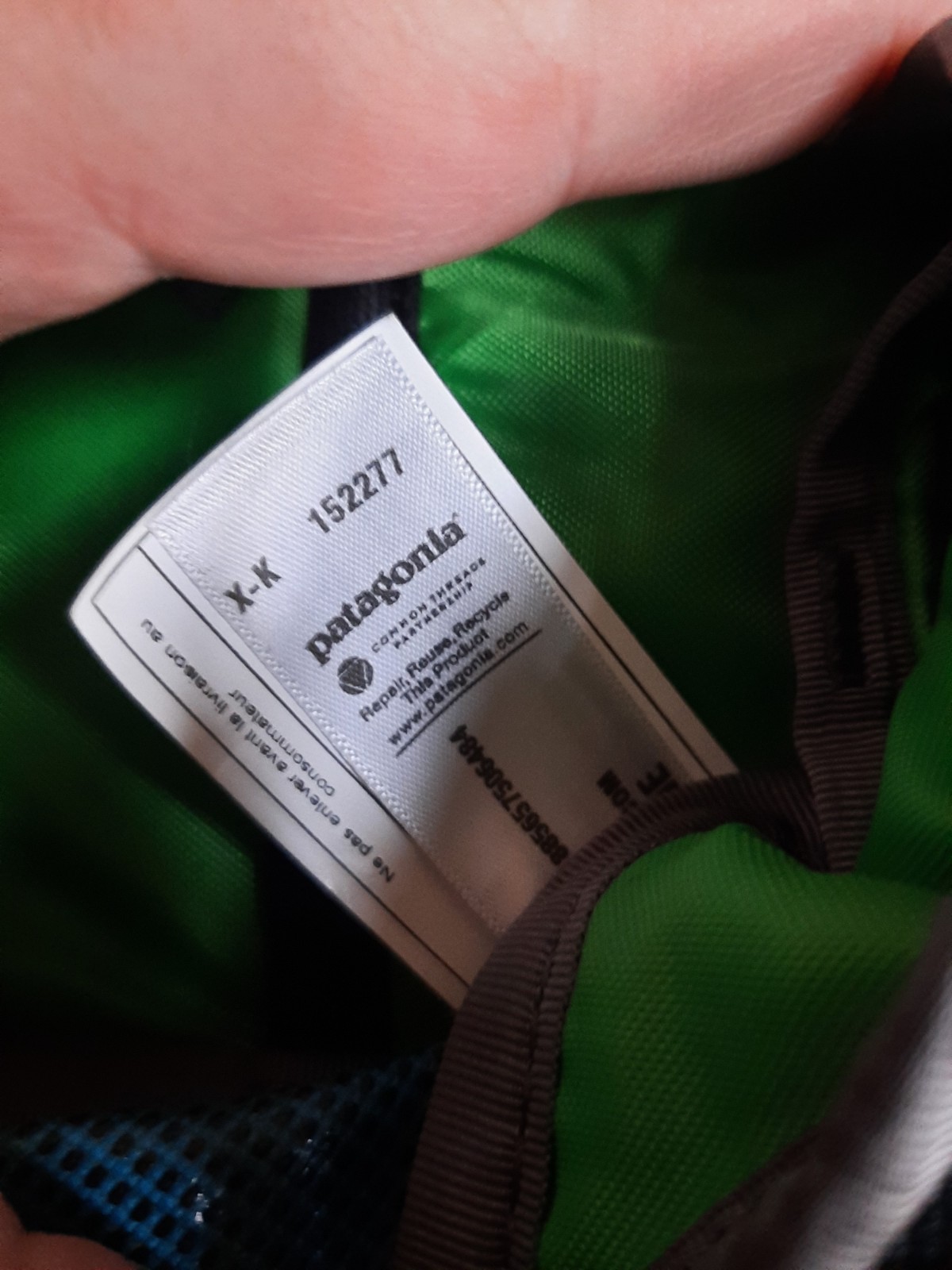 Patagonia Backpack Rare 2010s Waterproof blue green
