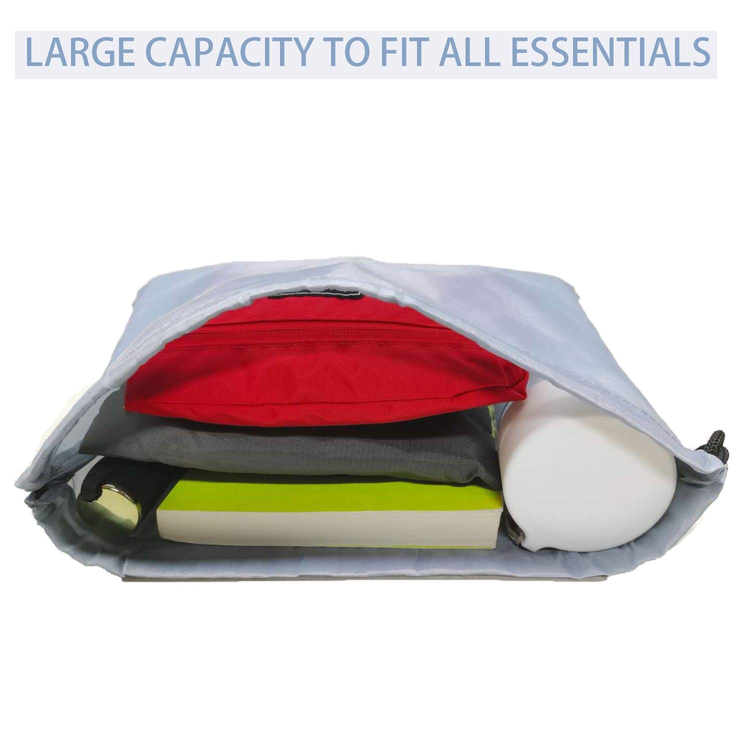 20 Pcs Drawstring Bags Bulk – Drawstring Backpack Draw String Back Bag for Gi…