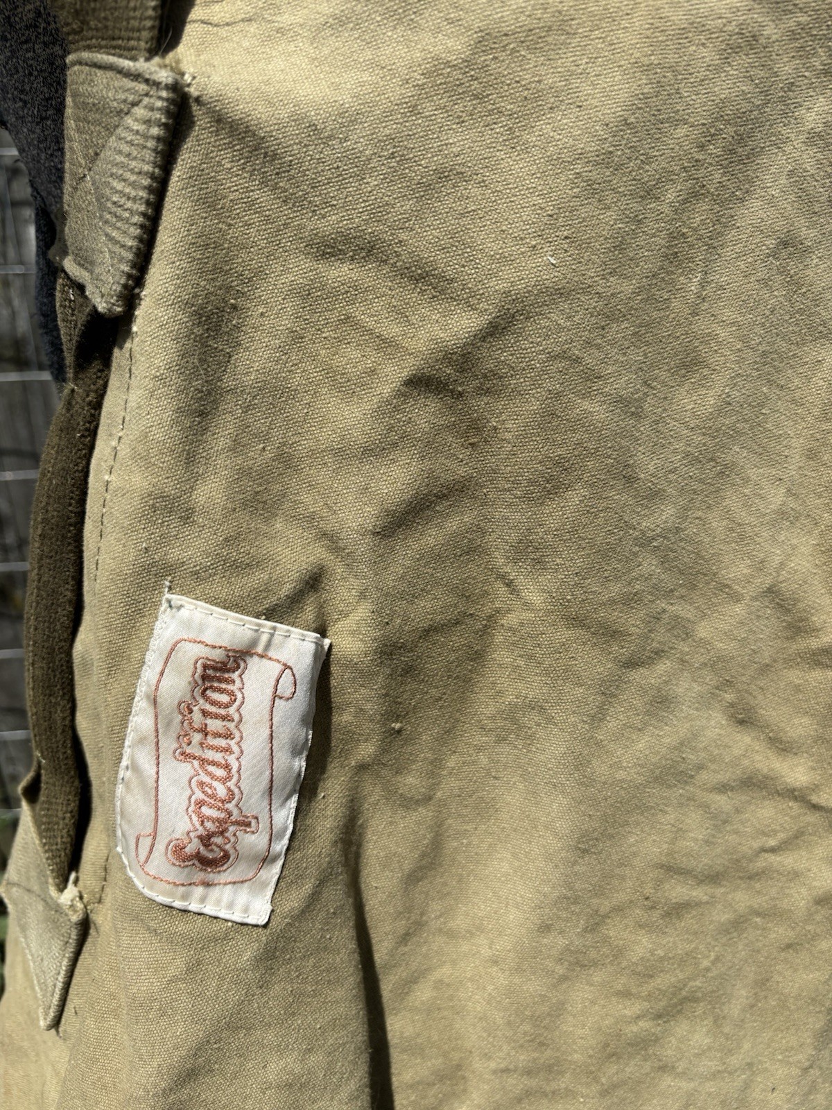 VTG Army Expedition Duffel Bag Thrashed Retro Classic USA Camo